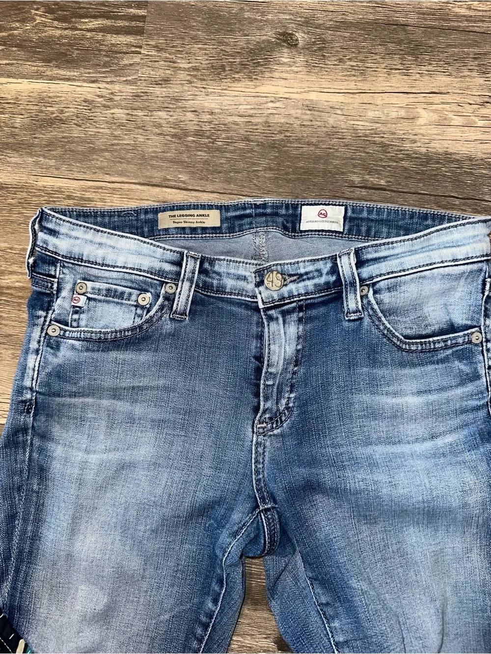 AG Adriano Goldschmied The Legging Ankle Jeans Women’s 27R Super Skinny Blue